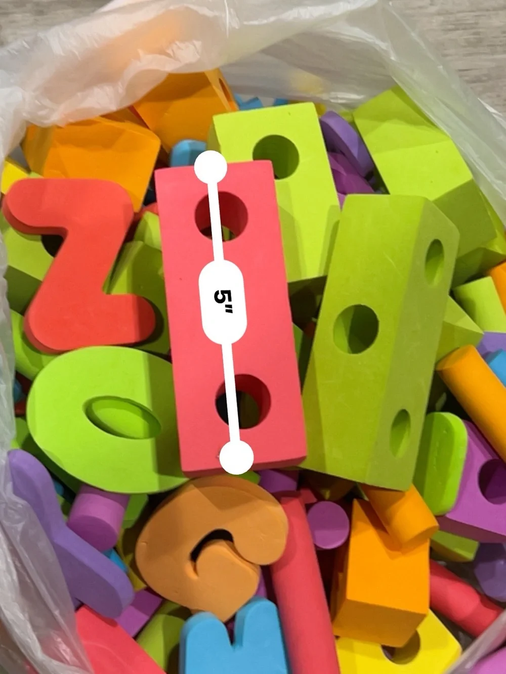 Bright Foam Shape Building Blocks - Multicolor Set for Home Parties
